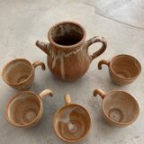 Stoneware coffee service