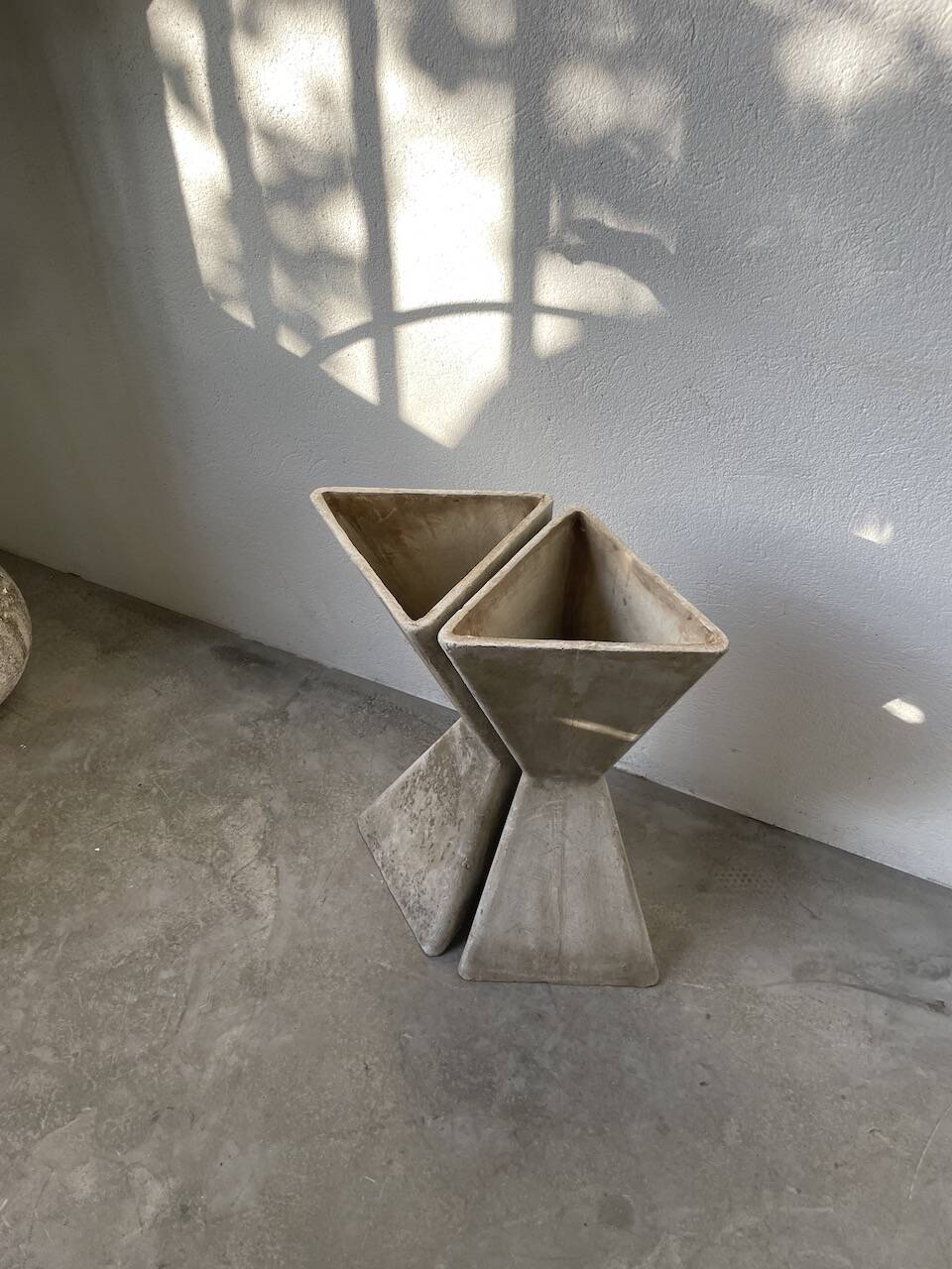 Planters jardinières fibrociment triangulaires