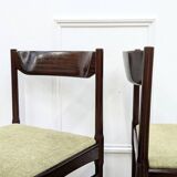 6 chaises scandinaves vertes vintage