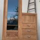 Armoire parisienne vitrée asymétrique Art déco 1930