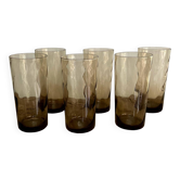 6 verres fumés LUMINARC France