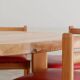 Set of 6 "Asserbo" dining chairs in pine by Borge Mogensen for Karl Anderson & Söner