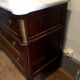 Louis xvi style chest of drawers in mahogany