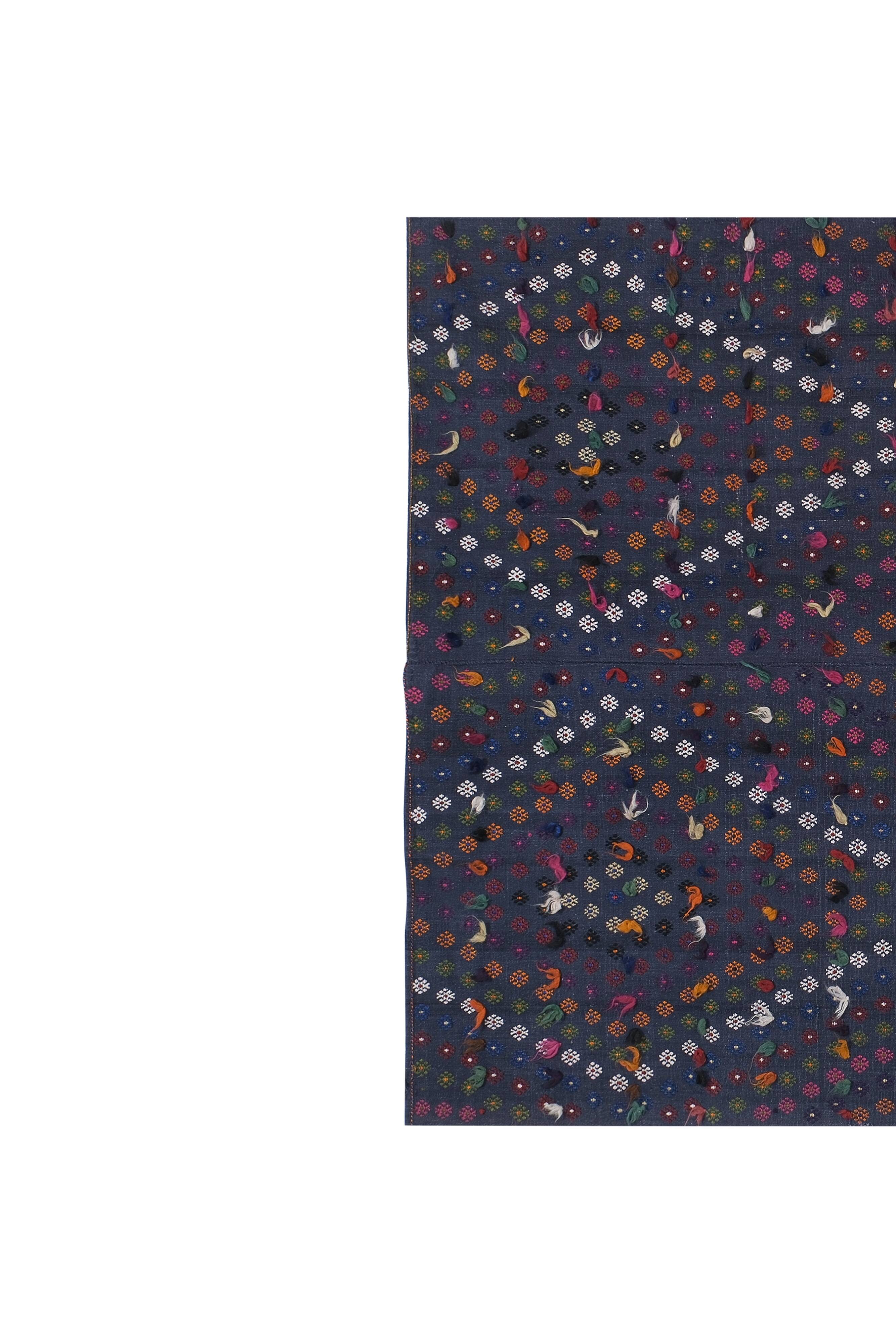 Tapis vintage turc de oushak tissé à la main 203x300 cm