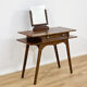 Solid wood Art Deco dressing table - 1930s