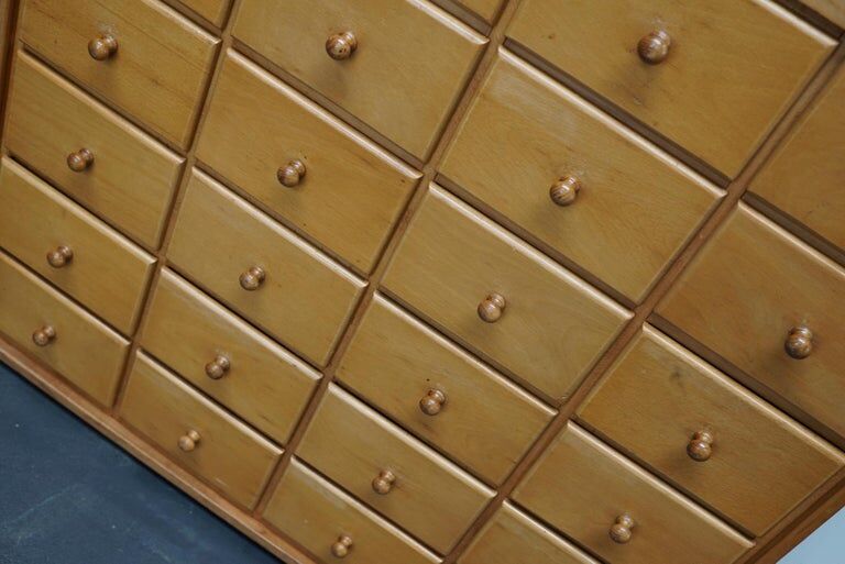 Pair of furniture from a 20th century Dutch apothecary