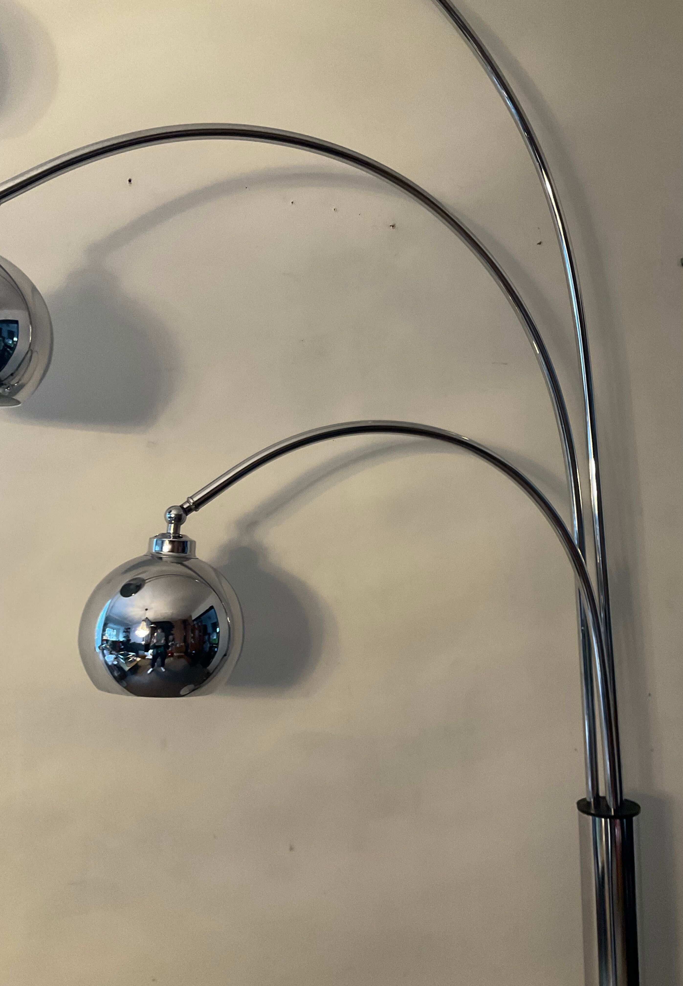 Lampadaire Muguet vintage années 70