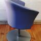 Fabric tulip armchair