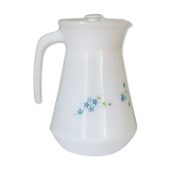 Carafe Arcopal Veronica decor Myosotis fleurs bleues