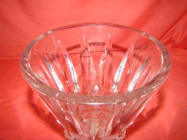 vase en cristal taillé de Saint-louis époque années 70