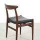 Model W2 Dining Chairs by Hans Wegner, Set of 4