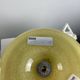 Pair of yellow glass mushroom table lamps by Doria Leuchten, 1970.