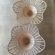 Set of 2 sudpendions in wicker and rattan