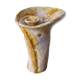 Rolled ceramic vase