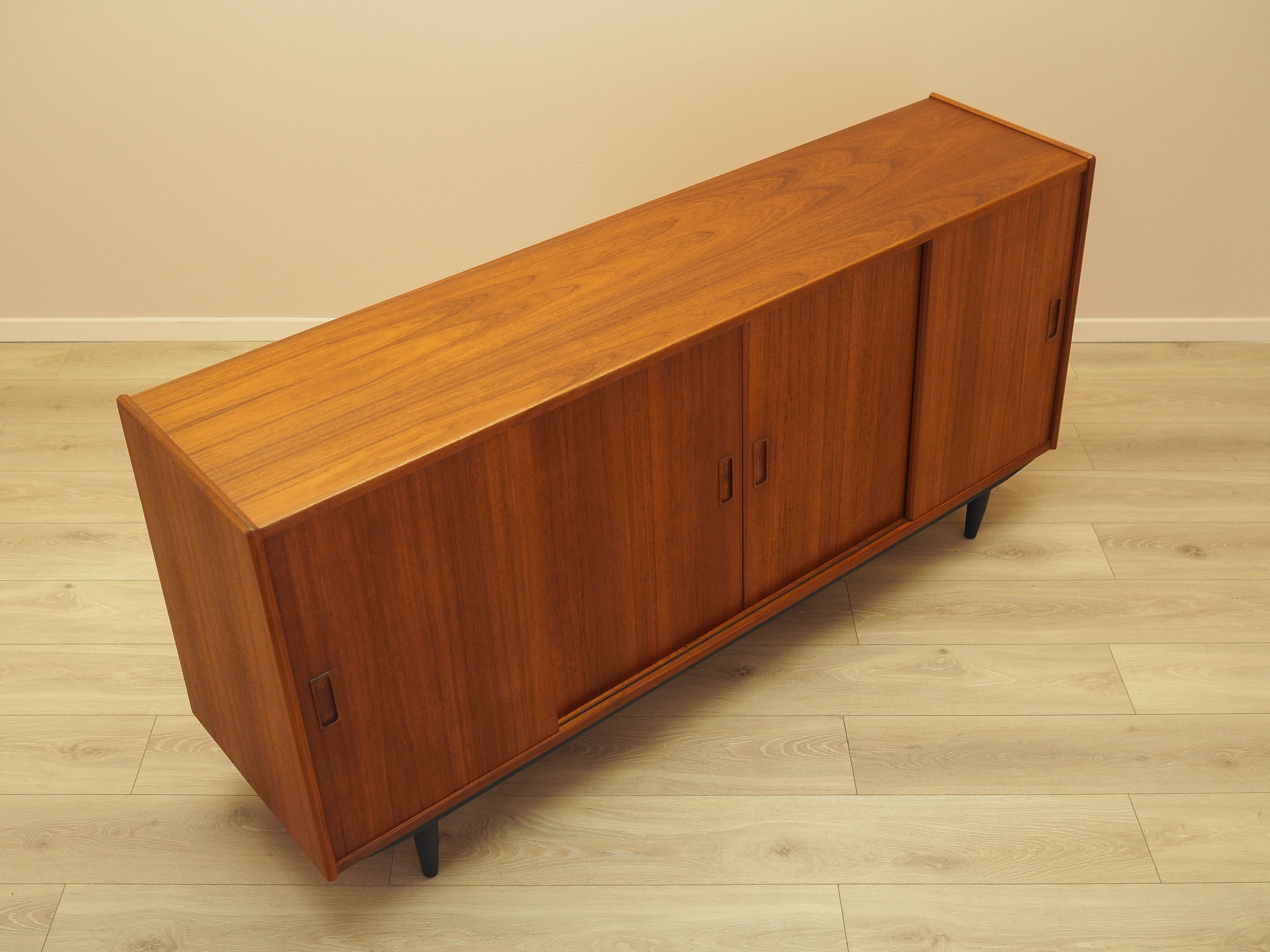 Teak sideboard, Danish design, 1970s, made in Denmark