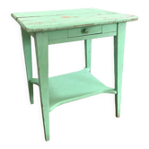 Old farm side table in its original patina