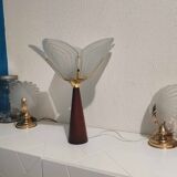 Vintage 1980s lily petal lamp