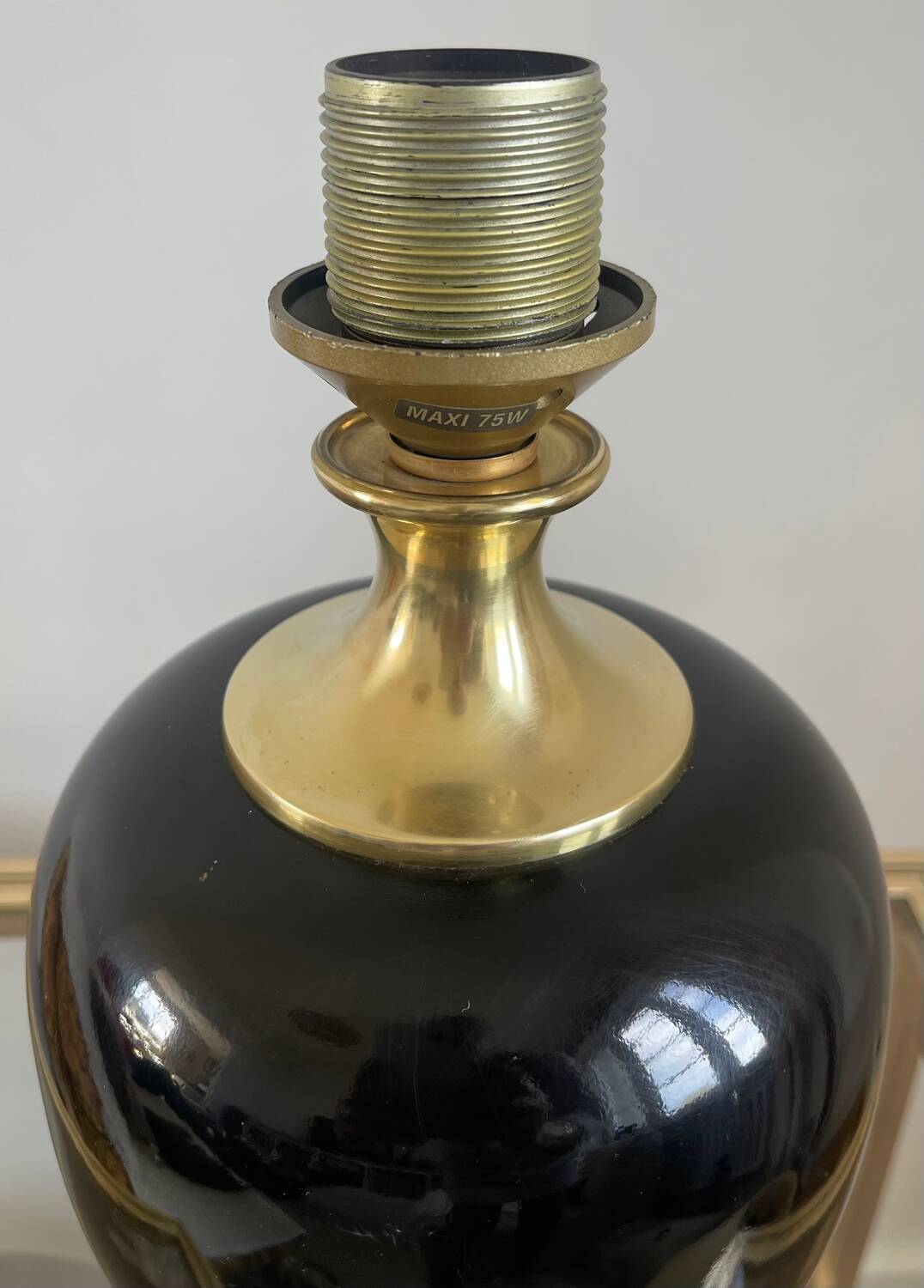 Lamp base Maison Le Dauphin 1980.