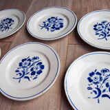 6 Badonviller dessert plates