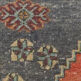 Red & Yellow Turkish Vintage Rug, 109x193Cm