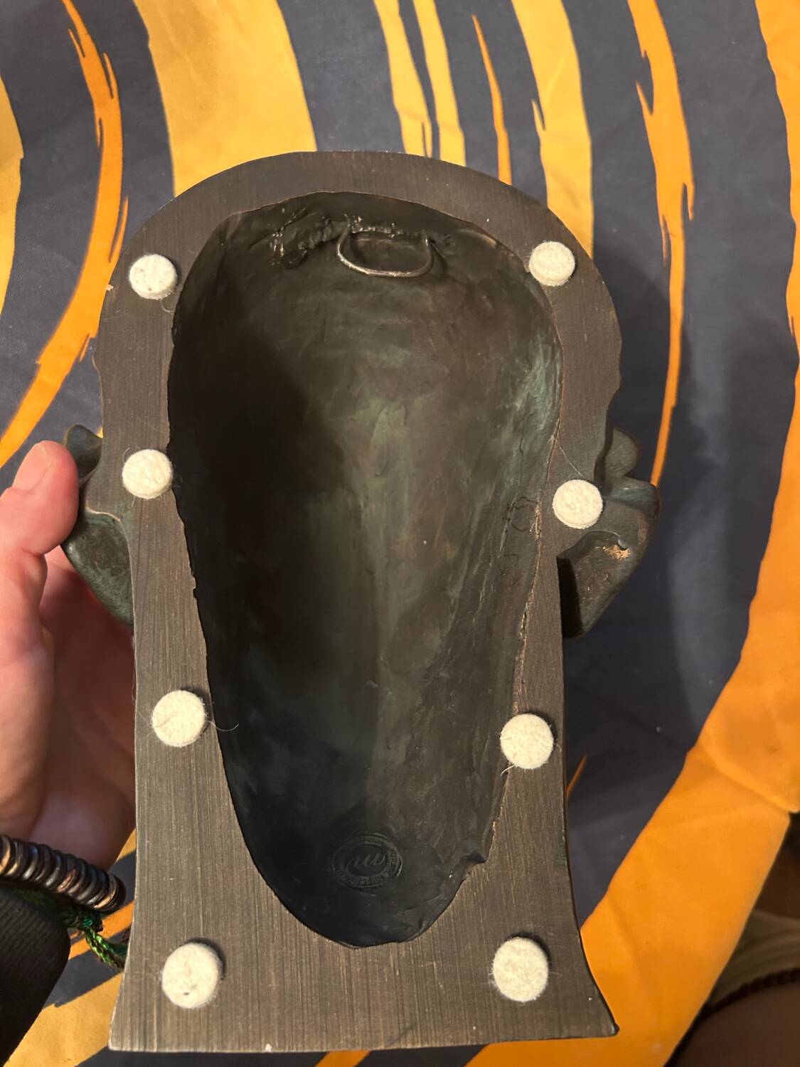 Moulage du Louvre en plâtre tête d'Aurige