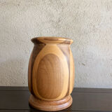 Wooden vase 70s