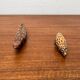 2 figurines animales vintage en bois sculpté, art aborigène australien