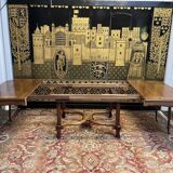 Louis XVI style walnut dining table