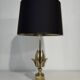Brass flower lamp