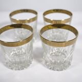 Whiskey Tumbler "Ritz" Glass with 24-Karat Gold Rim from Mäander, 1960s