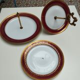 Serviteur à gâteaux 3 étages en porcelaine de Limoges