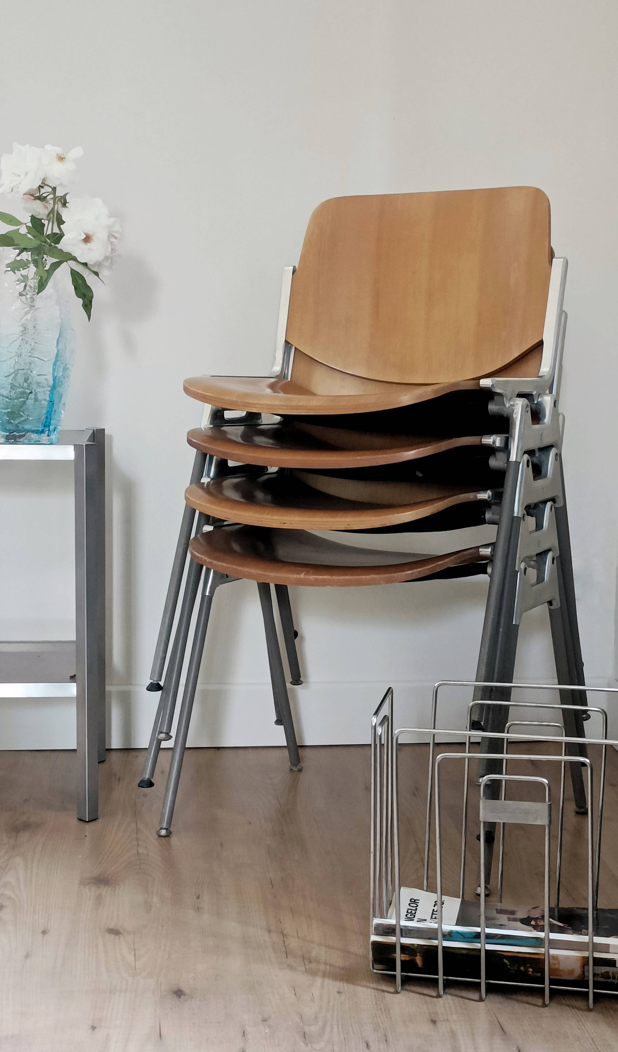 Paire de chaises DC106 Giancarlo Pirretti
