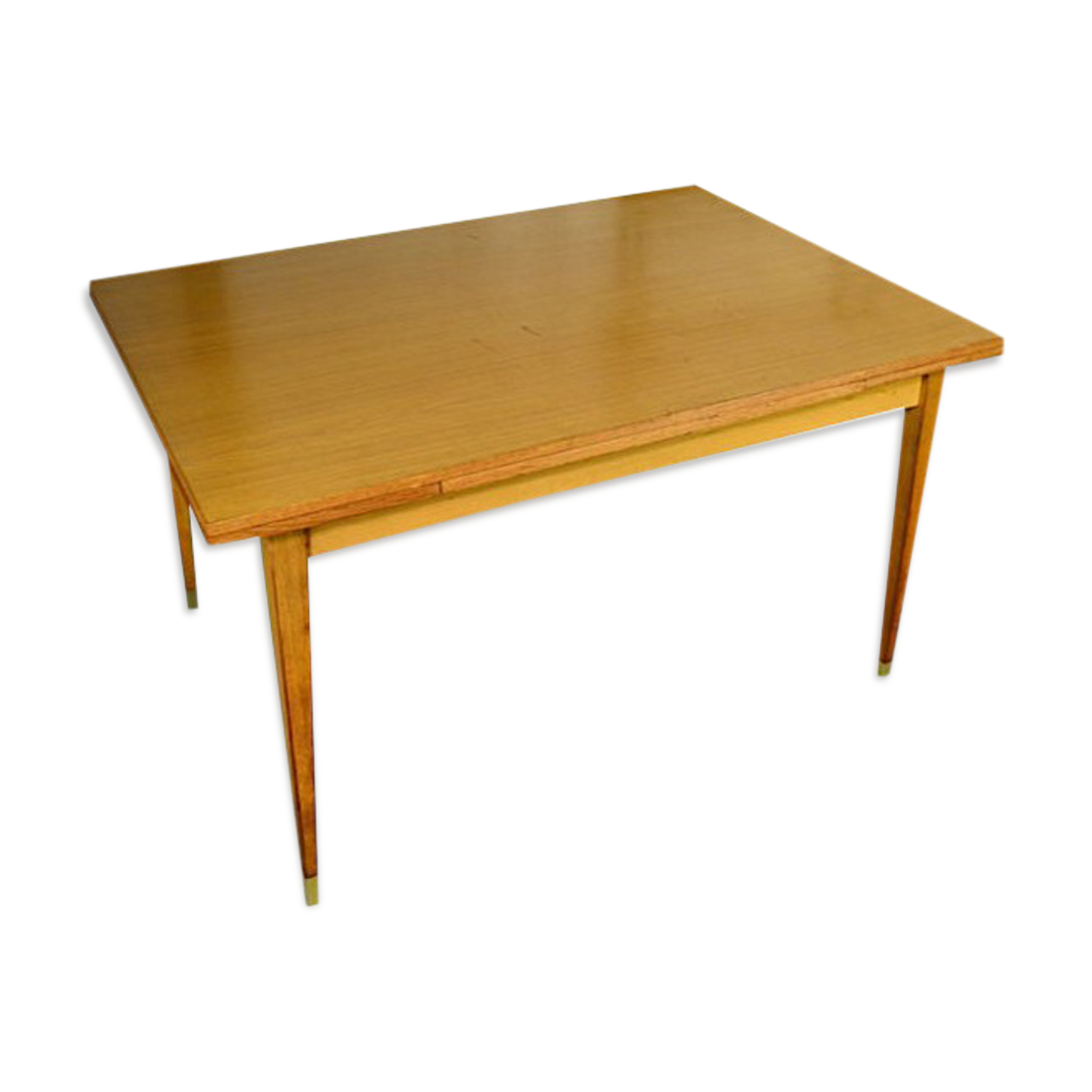 Table pierrette oak clear vintage 1960