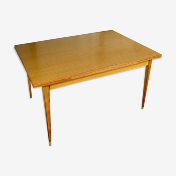 Table pierrette oak clear vintage 1960