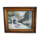 Watercolor "the Breton fountain" by Claude Houal
