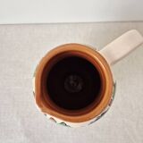 Portuguese Style Stoneware Water Pitcher/Vase - Vintage