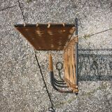 Wicker wall coat-hanger 1960