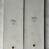 Pair of Paris porcelain cleanliness plates