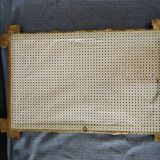 old mirror imitation bamboo gold papier-mâché  43 cm X 28, 5 cm