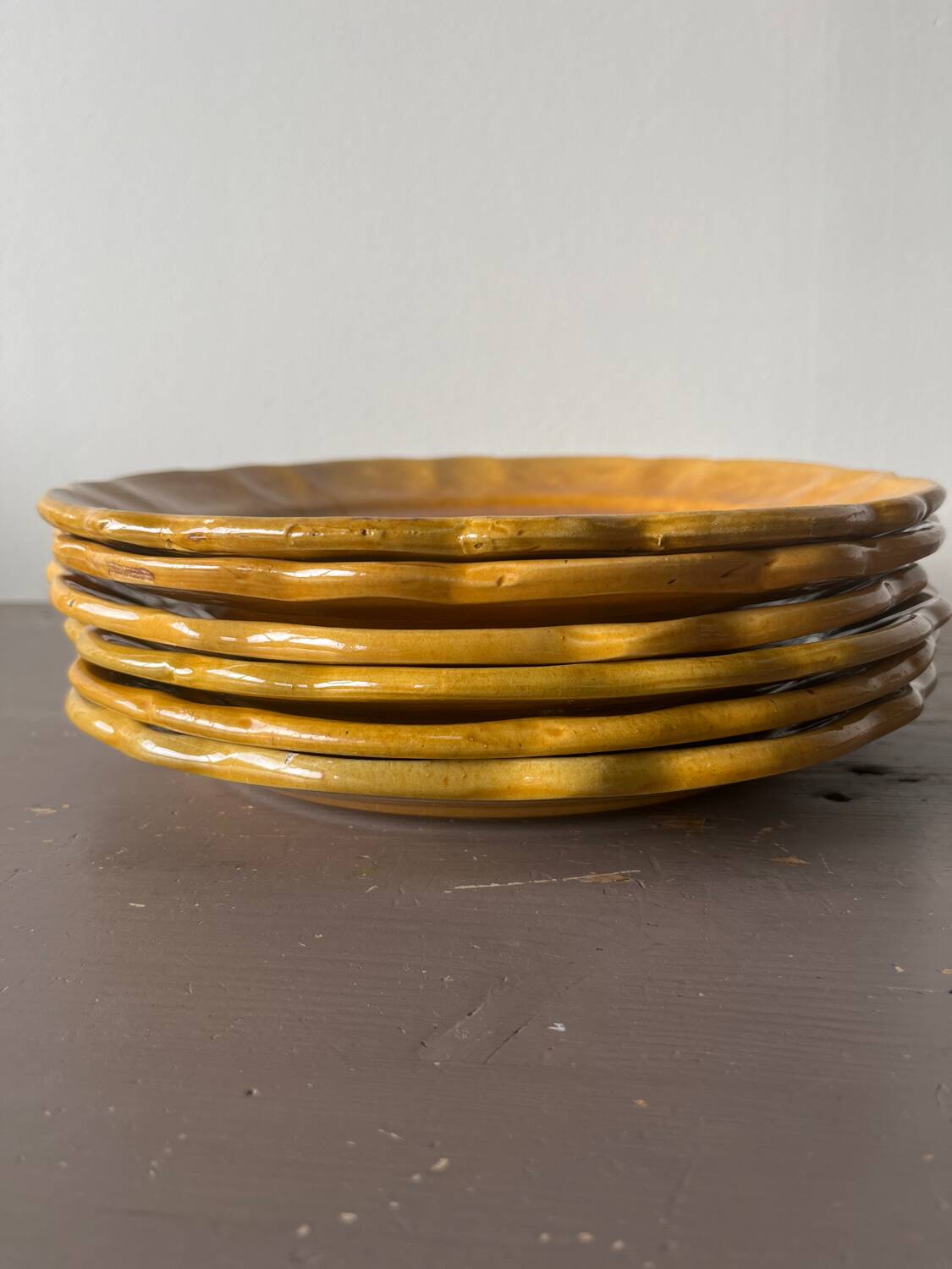 Set of 6 Aegitna Vallauris dinner plates