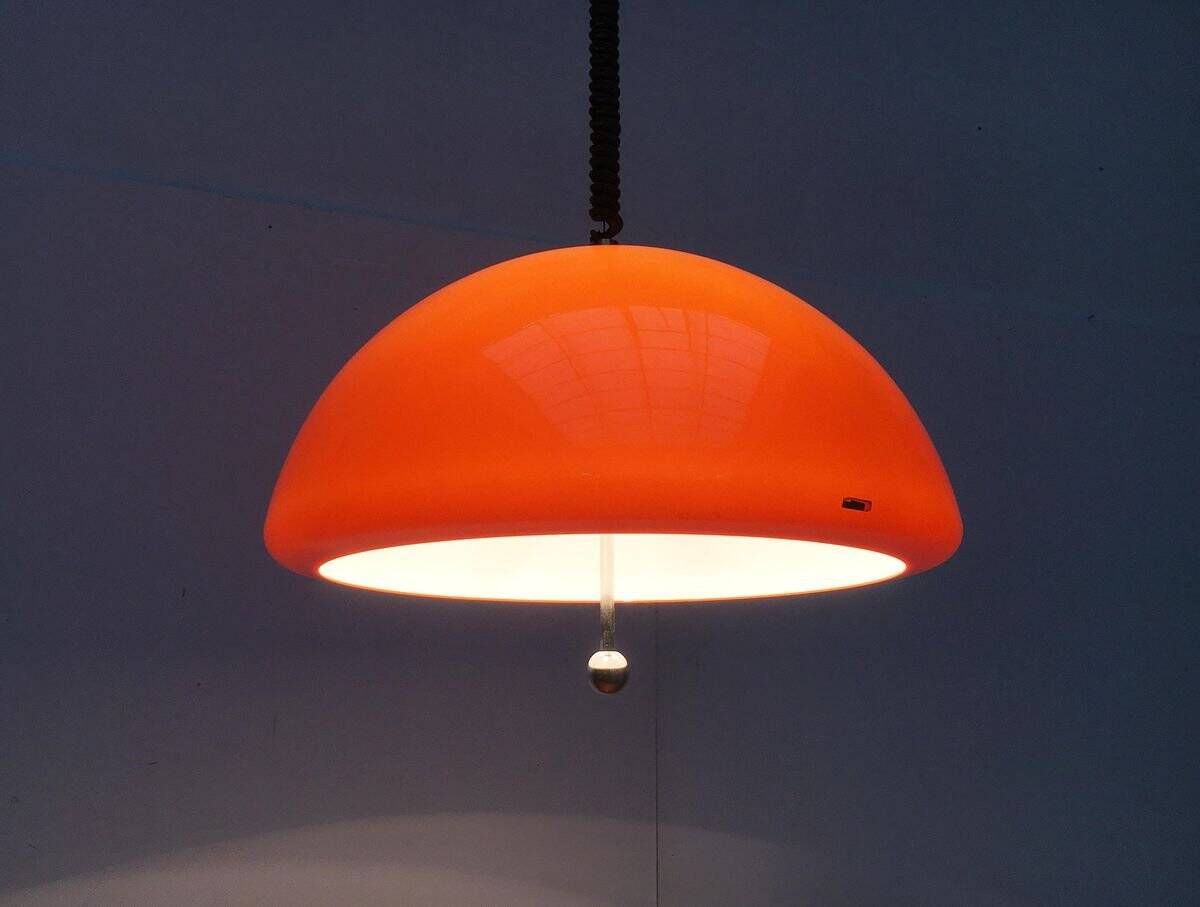 Space Age pendant lamp Cabras by Luigi Massoni for Guzzini