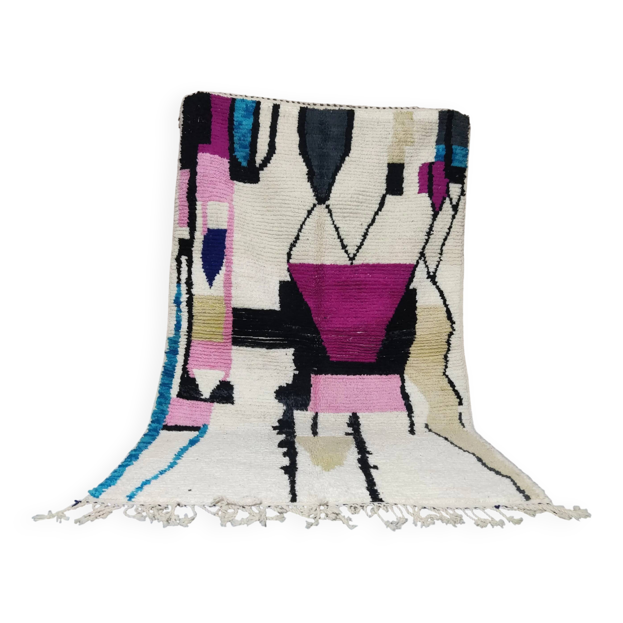 Handmade Moroccan rug 3 x 2 m