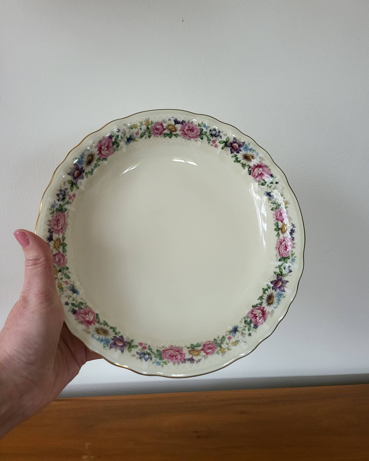 Limoges Bernardaud Coupe à fruit Compotier en porcelaine