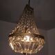 Balloon chandelier in bronze and crystal