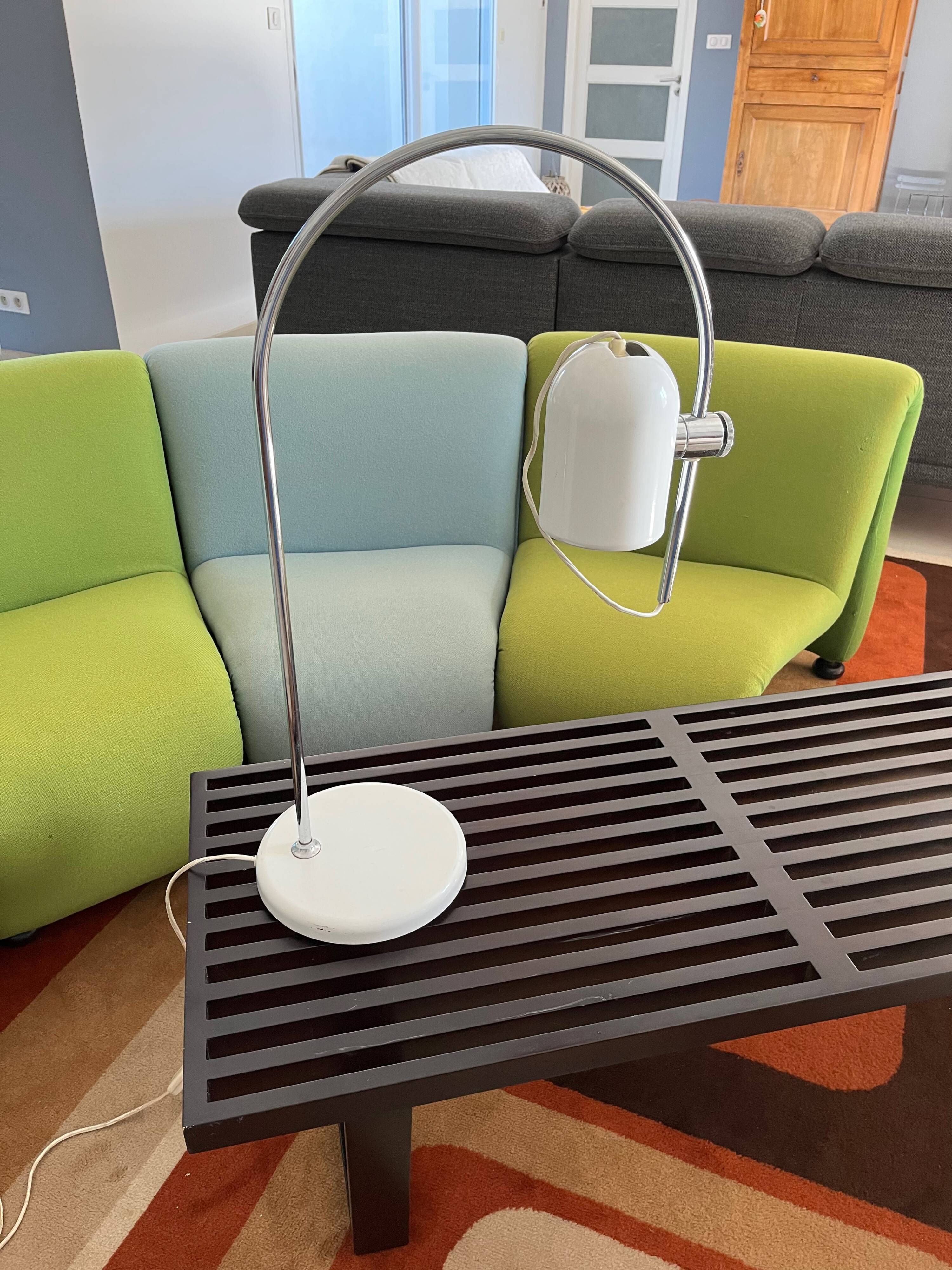 Goffredo Reggiani arch lamp 1974