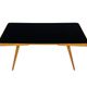 Coffee table, mid-century, opaxite glass top, Interiér Praha, 1960s
