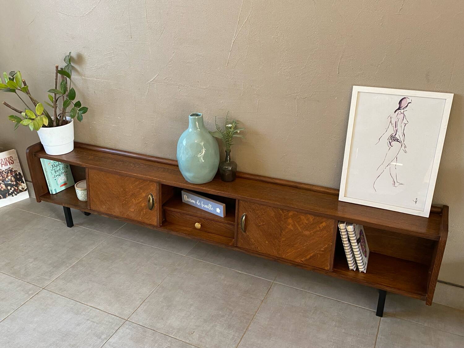 Vintage 50s sideboard (shallow)