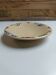 Badonviller art deco beige low fruit bowl with flowers