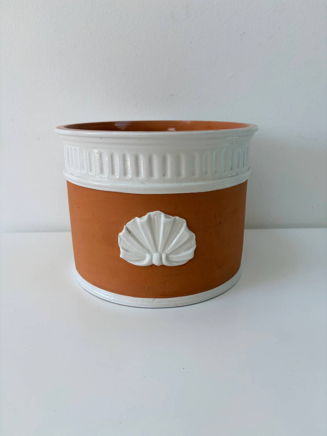 Terracotta cache-pot and slip - Maison Chaumette Paris