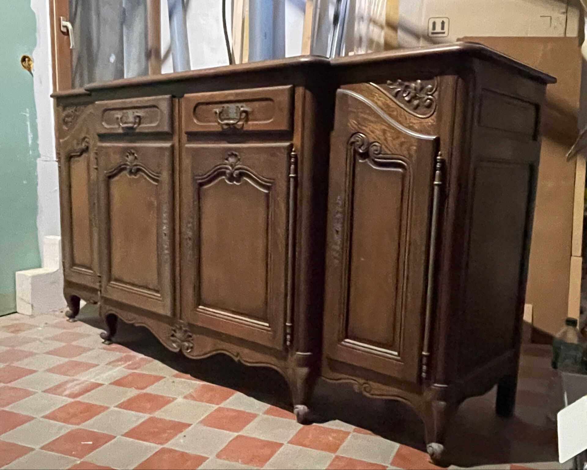 Wooden sideboard